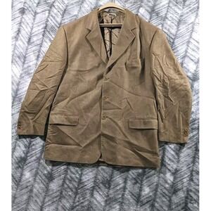 Zanieri Cashmere Silk Gaenslen Volter Herringbone Sport Coat Blazer 3 Button 48L